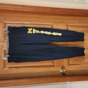 Sideline Apparel Women's Michigan Wolverines Sleep Pants Size M